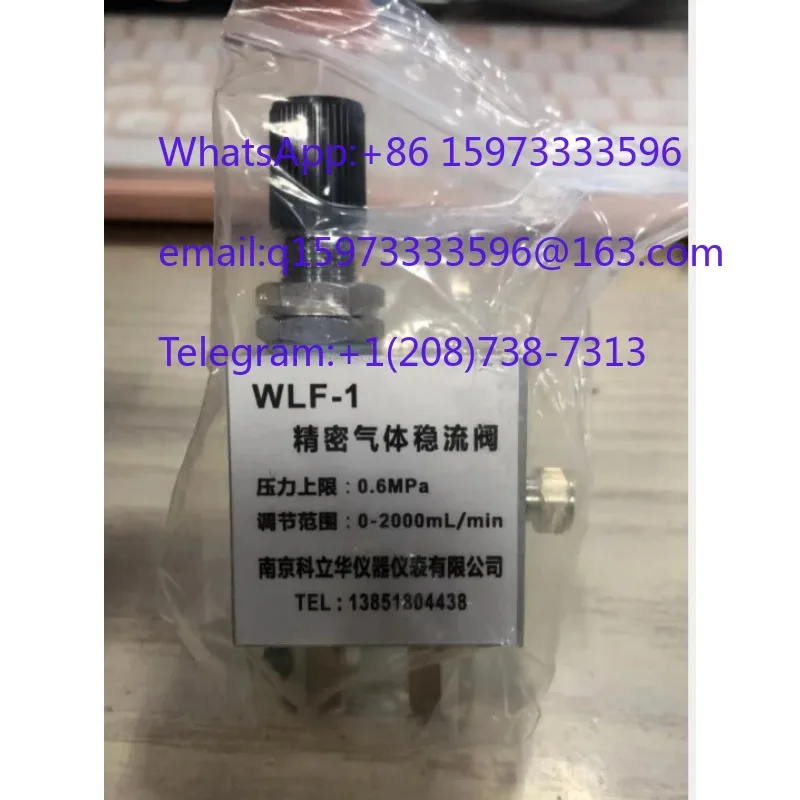Gas Flow Regulator 2mm 3mm WLF-1 Type Precision Gas Flow Regulator Chromatography Accessories Experimental Accessories
