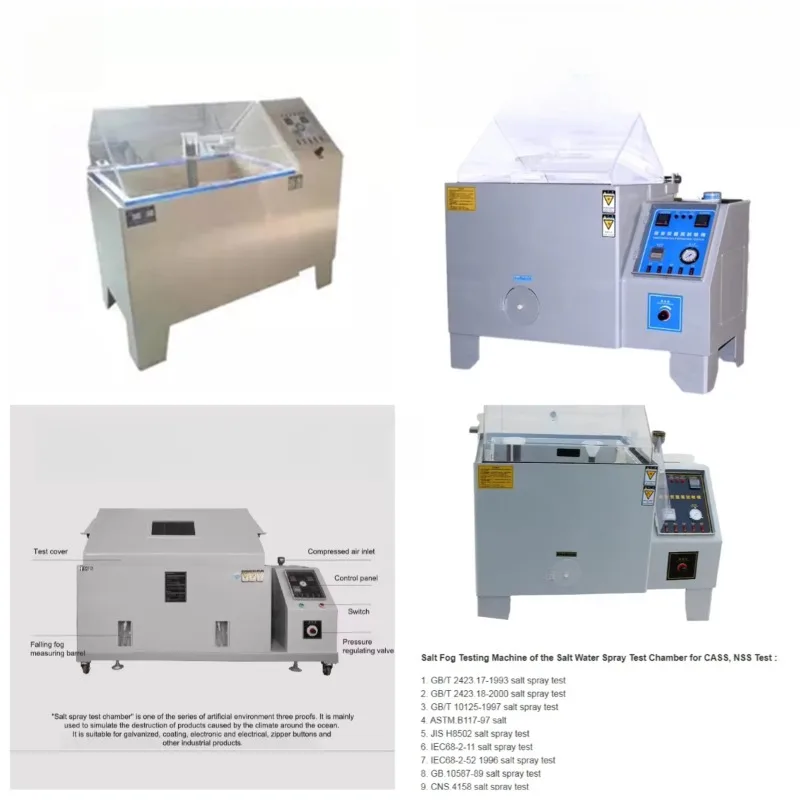 

Lab-Use New Electronic Salt Spray Chamber (Temp/Humidity/) + Hydraulic Tensile Machine + Terminal Crimping Tester