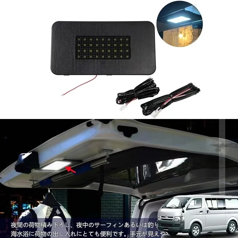 REAR door LED light Rear tailgate atmosphere light Trunk decorative lightfor hiace 2014-2017 Tailgate light