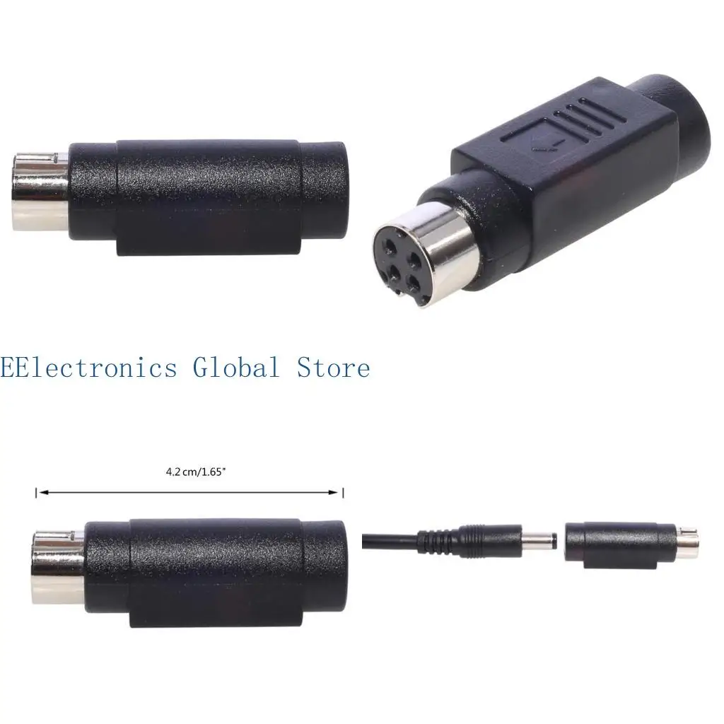 462B 5.5x2.5mm to 4 Pin Power Adapter 19.5V 5525 Plug to 4 Pin Female Charging Adapter 230W GT73 GT72 Converter