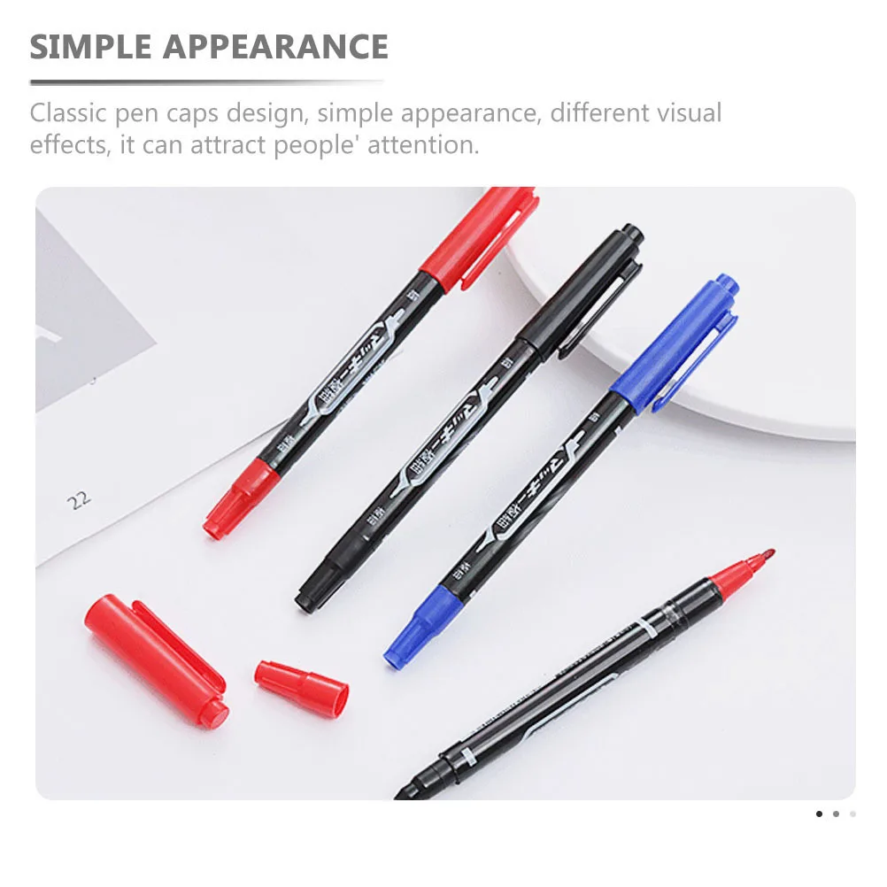 

20 шт., масляные маркеры с двойным наконечником, быстросохнущие, водонепроницаемые, устойчивые к ультрафиолетовому излучению ручки для рисования, маркер для рисования, маркер для сухого стирания