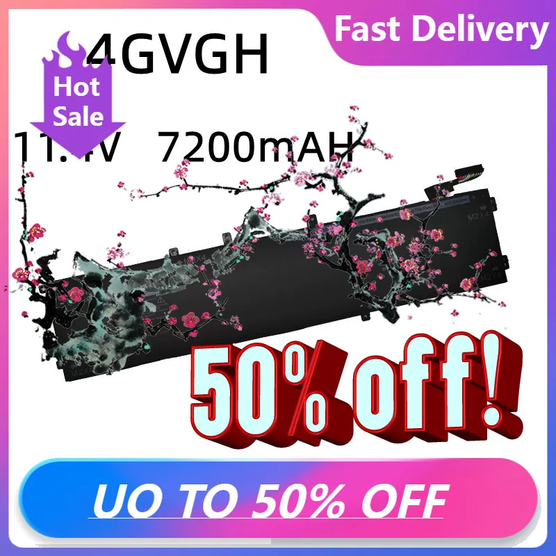 

【Fast Delivery】Laptop Battery 4GVGH For Dell Precision 15 5520 5540 XPS 15 9550 Inspiron7591 7590