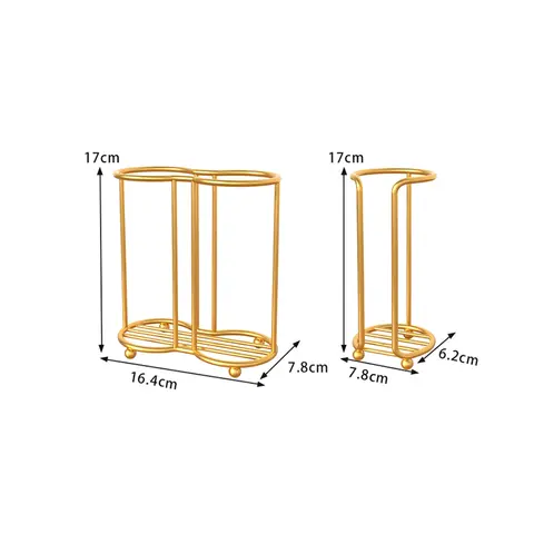 1/2 st hängande toalettpappershållare rullpappershållare badrum handduksställ stativ köksställ pappersställ hemförvaringsställ 10 best sales pappersmugghållare - №4