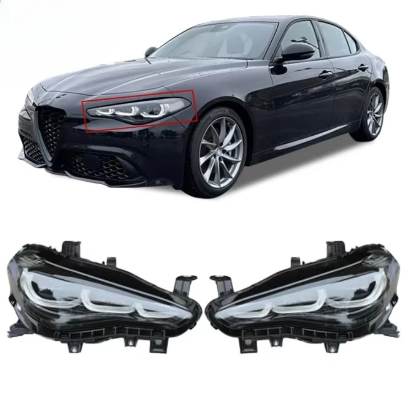 LED Headlights for Alfa Romeo Giulia Quadrifoglio 2016 2017 2018 2019 2020 2021 2022 50564104 50547582 50553226 50561022