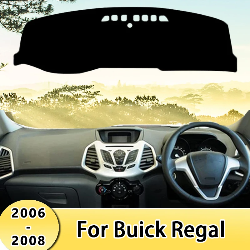 

Car Dashboard Cover Sun Shade Mats Avoid Light Pads Instrument Panel Protective Carpets For Buick Regal 2006-2008 2007