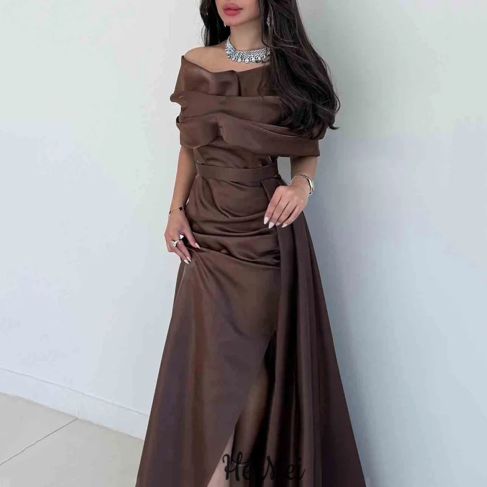 Prom Dress Vintage Customized Off Shoulder Elegant Simple Party Gowns Strapless New Evening Dress فساتين سهرة