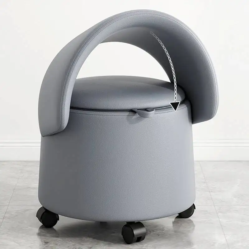 European Toddlers Wheels Stool Toy Modern Bathroom Pouffe Bar Stool Hallway Dining Room Sets Silla Gamer Garden Furniture