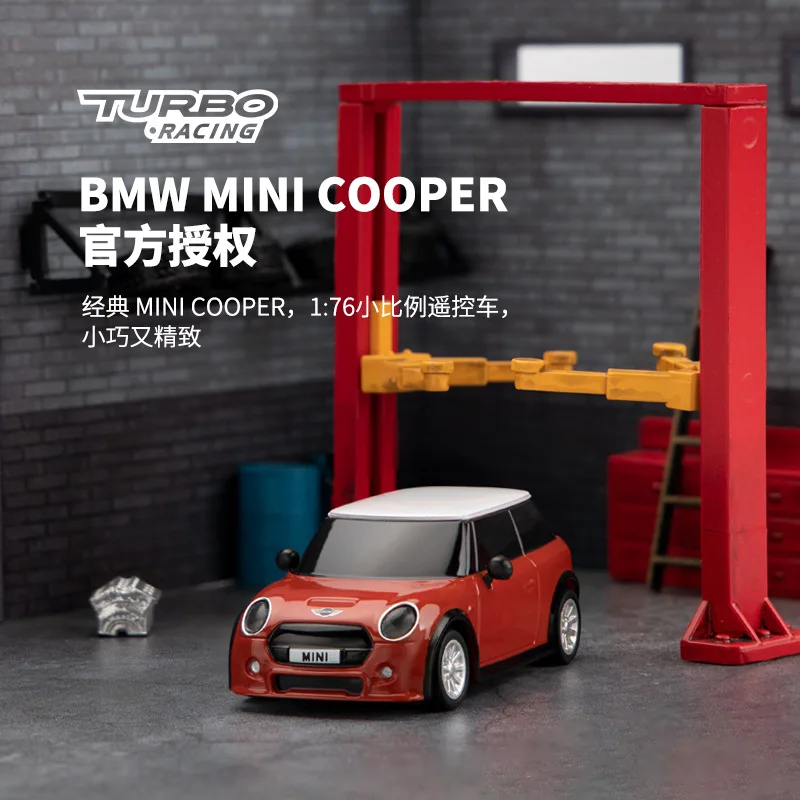 TURBO RACING RC Car 1:76Mini Cooper BMW Authorized RC Car to Play