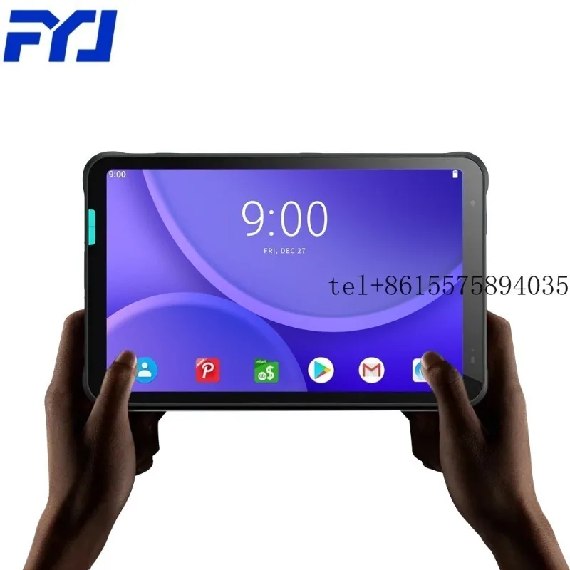 

2026 Tablet Data Collection F9828 Rugged Android 15 UHF RFID Dual-Camera Barcode Scanner 10000mAh Large Battery