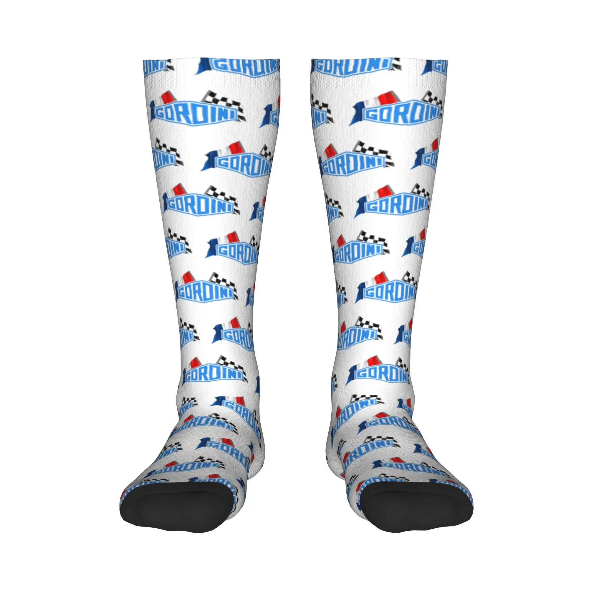 

All Seasons Crew Stockings Gordini Checkered Flag Socks Harajuku Fashion Hip Hop Long Socks Accessories for Men Women Gifts