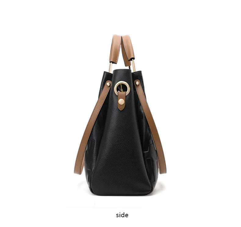 2026 Neue Echtleder-Damenhandtasche, Modische Vielseitige Schulter- und Umhängetasche aus Rindsleder, Große Handtasche für Damen – Detail 9