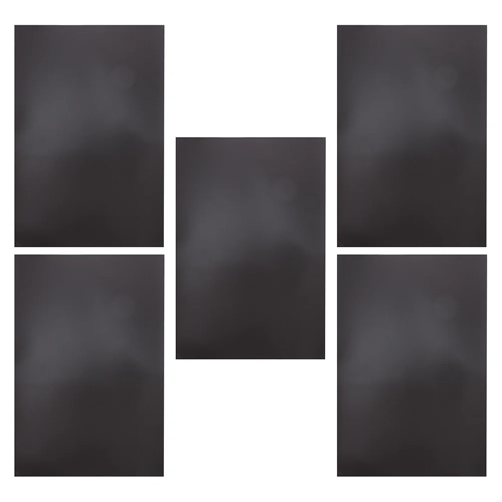

5Pcs Magnetic Sheets Adhesive DIY Flexible Magnet Sheets for Fridge Blackboard Photo Holder Magnetic Sheet Magnet Sheet