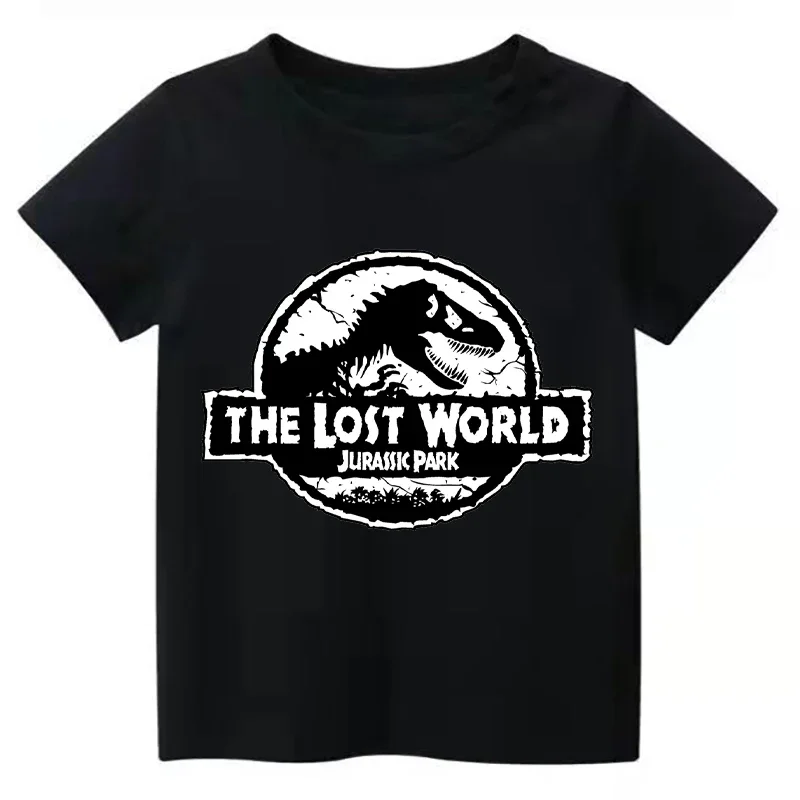 

New Jurassic World Dinosaur Summer T-shirt Women's Clothing Men' Clothing Charm Women T-shirt Short-sleeved Top Tees Cool Fit