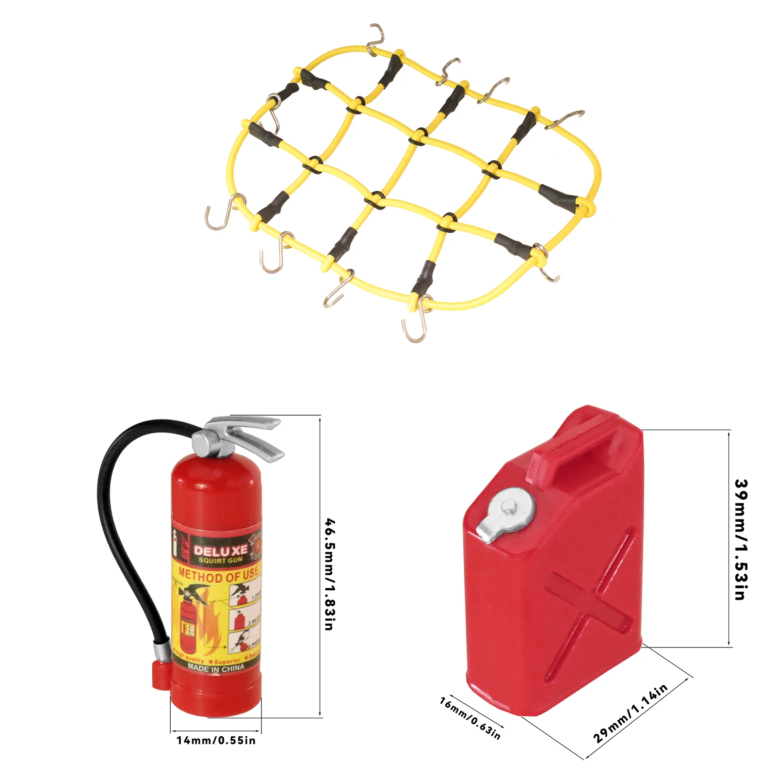 Rc Tronco Gancio Catena Grillo Mini Serbatoio Carburante Tamburo Olio Per 1/10 Crawler Auto Axial Scx10 D90 Cc01 D110 Tf2 Trax Trx4 Trx6