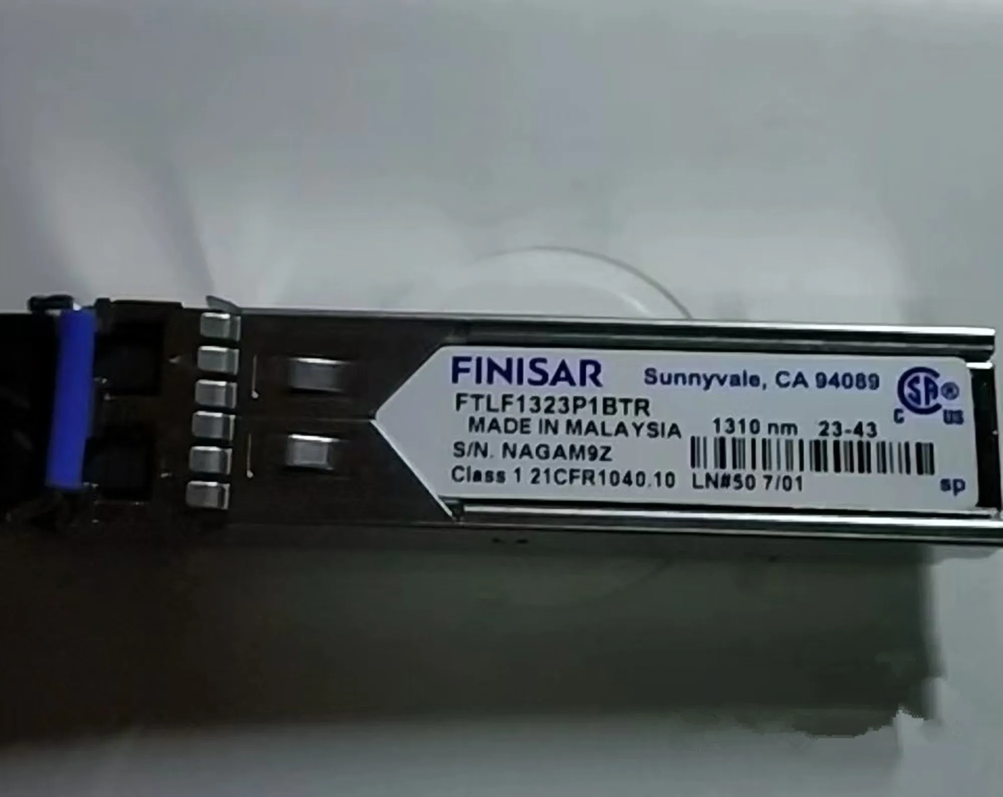 FINISAR Transceiver FTLF1323P1BTR 155M 1310NM 15KM DDM SM SFP LC 100M fiber optic networks in cities