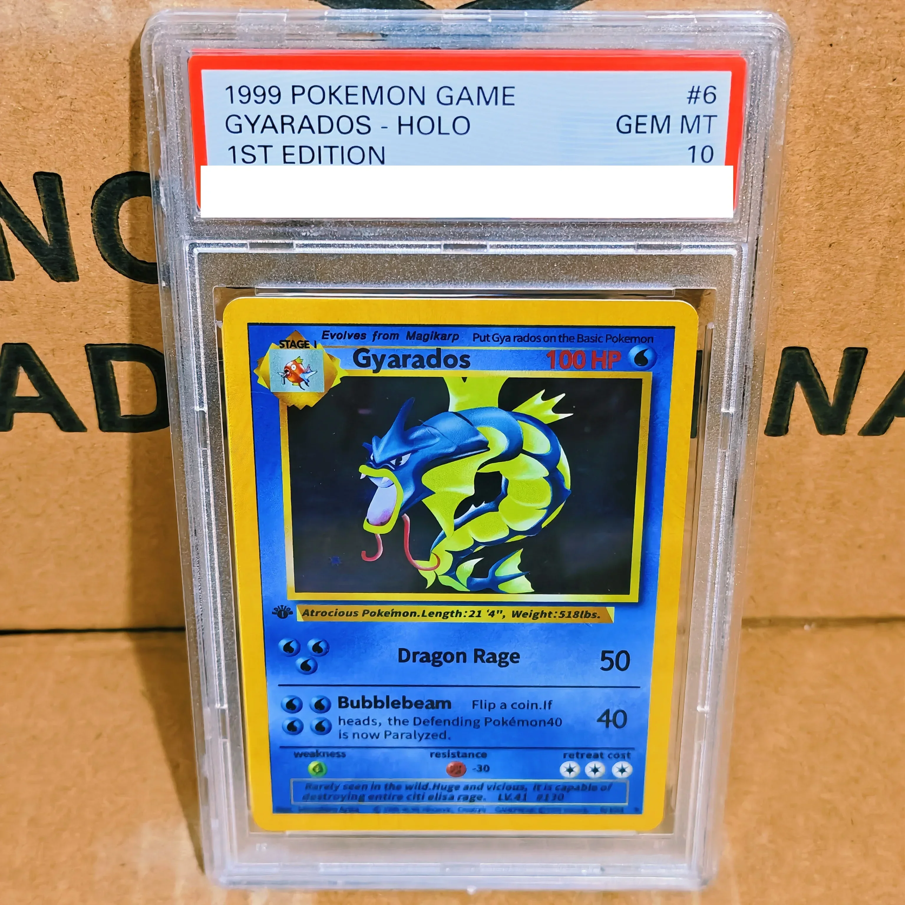 DIY Collection Card Rating Card 2002 NEO DESTINY #6 Dark Gengar Holo 1ST Copy 10Points Rating Card Anime Game Card Gift Toy