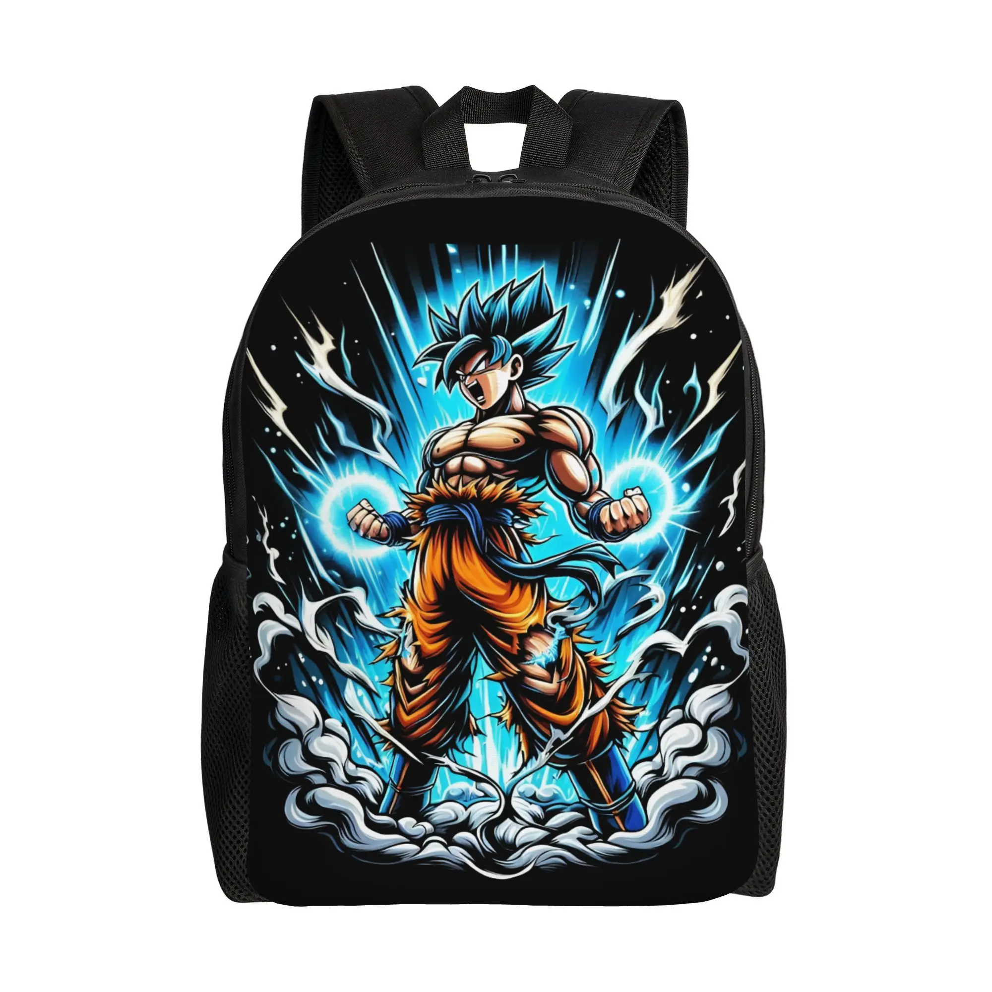D-Dragon B-Ball Z Gokus Backpack Women Men Basic Bookbag for School College Anime Classic Manga Movie Bags