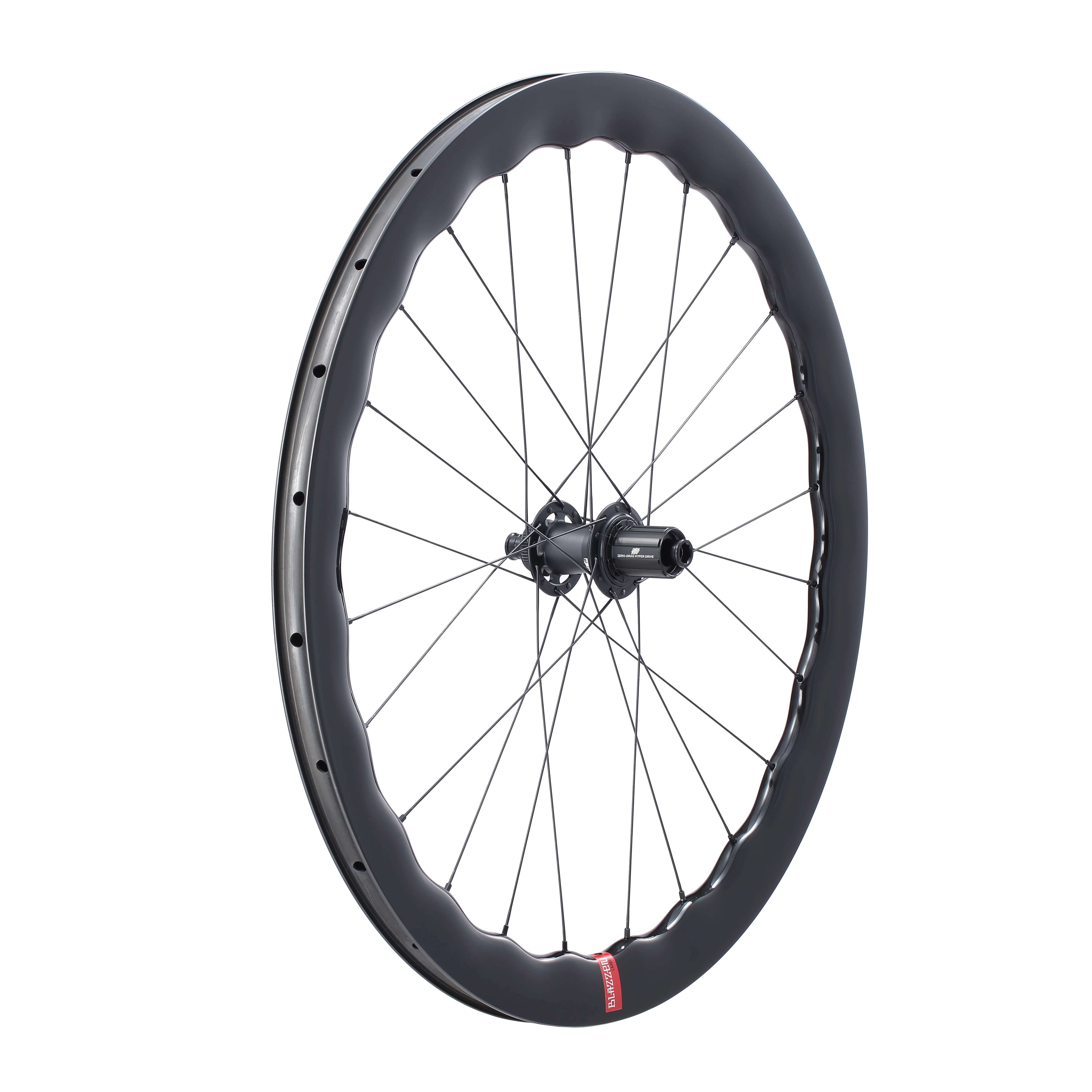 

STLF RDCH Pro Carbon Wheel Set Ripple Design RIM T1100 Full Carbon 24H 700C Ultra Light Weight With 4 Sealed Bearing