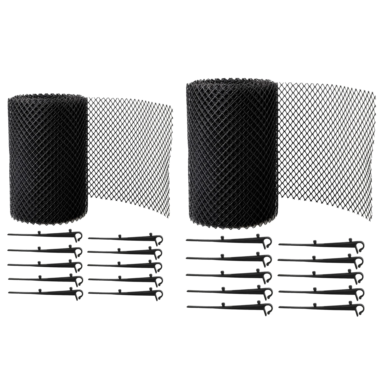 Plastic Gutter Guard Mesh, Leaf Protection Mesh Gutter Guards Roll Leaf Guard