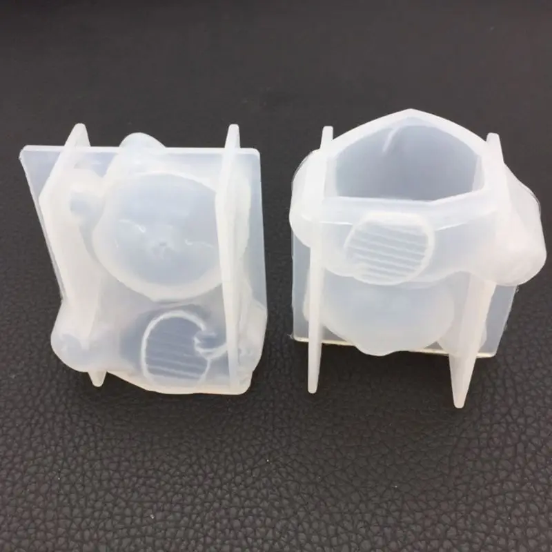 3D suerte para collar gato, colgante, molde silicona, llavero, colgante, molde fundición, pendientes DIY