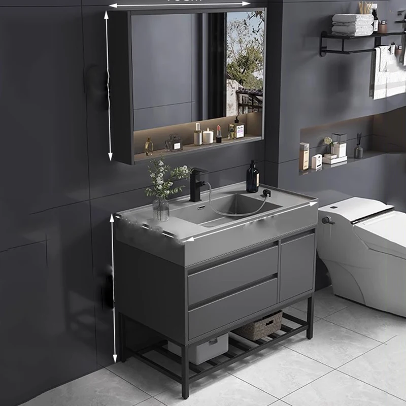 Luxury Skincare Bathroom Cabin - огляд і ціна Home Bathroom Vanity Combo