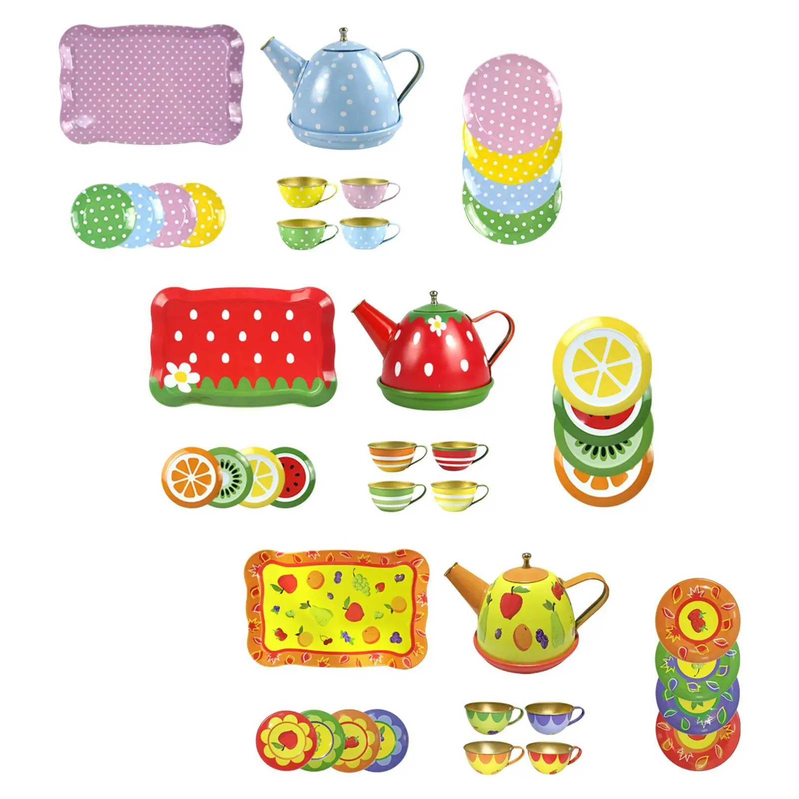 Menina pequeno conjunto de chá brinquedo princesa brinquedos simulação pai criança interação chá