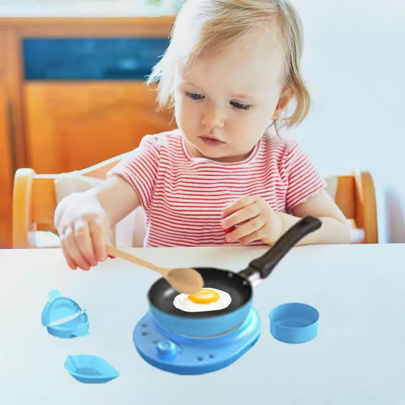 Juego de 22 Uds de juguetes de cocina para niños, utensilios de cocina pequeños realistas, accesorios para niños, aprendizaje seguro en el aula