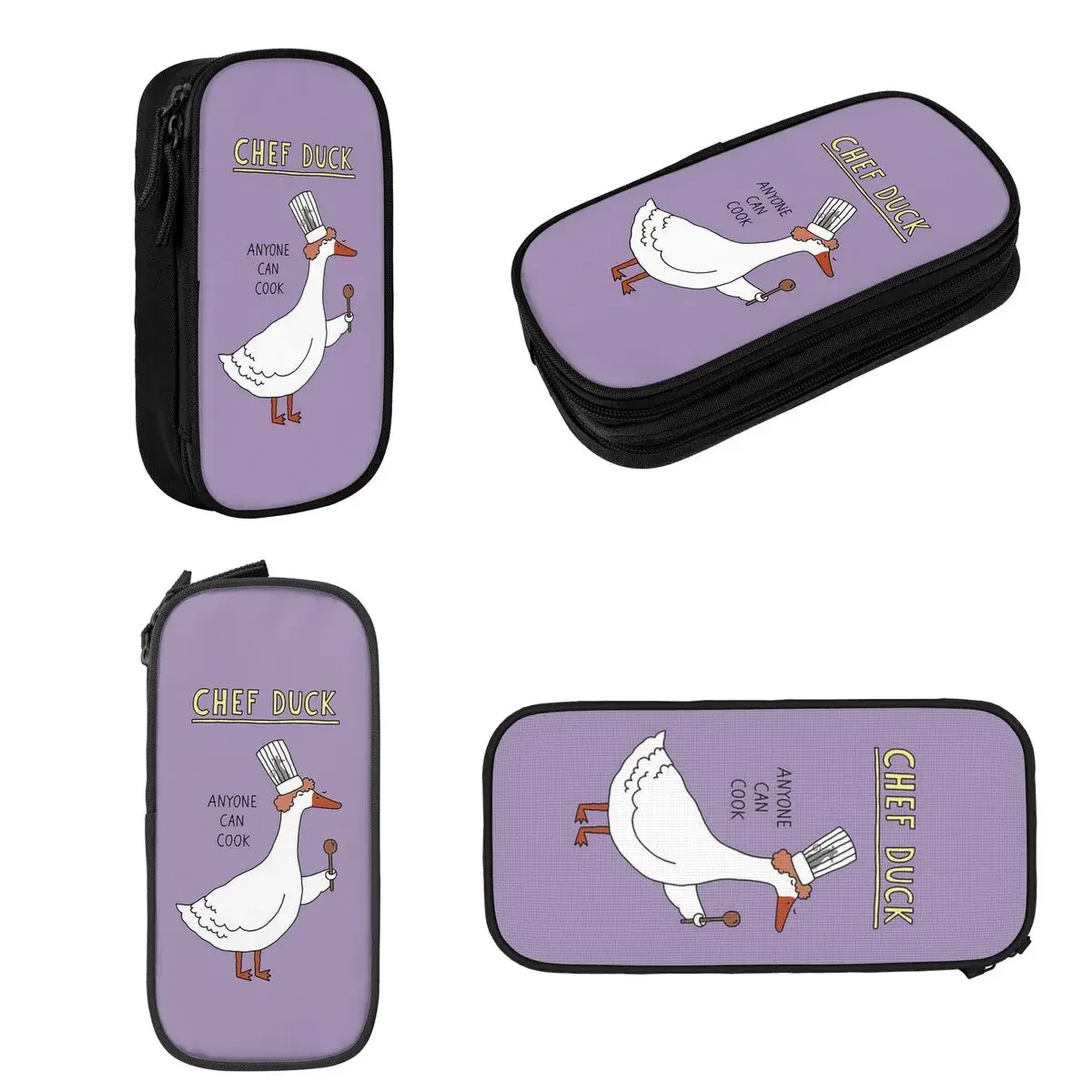 Boss Duck Pencil Cases Big Capacity Pen Bags Pen Box Pencil Pouch For Boys Girls Students Stationery School Office