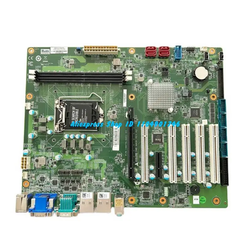 

ADLINK IMB-M43H REV.A2 9697H1A400E ADS-BH11ALA4 Industrial Motherboard CPU Board CPU Module Original Stock