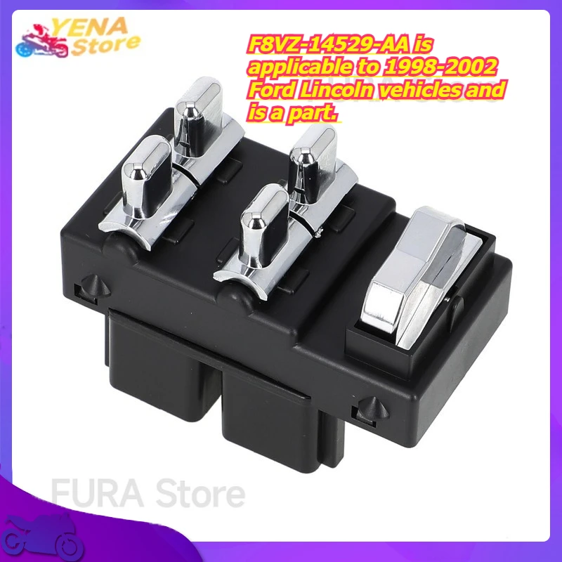 

The window control switch assembly F8VZ-14529-AA is applicable to 1998-2002 Ford Lincoln vehicles and is a part.