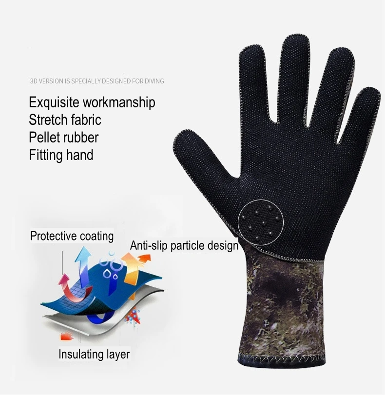 Neoprene Snorkeling Paddling Surfing Kayaking Canoeing Diving Gloves Scuba Spearfishing Skiing Water Sport Keep Warm Swim Gloves