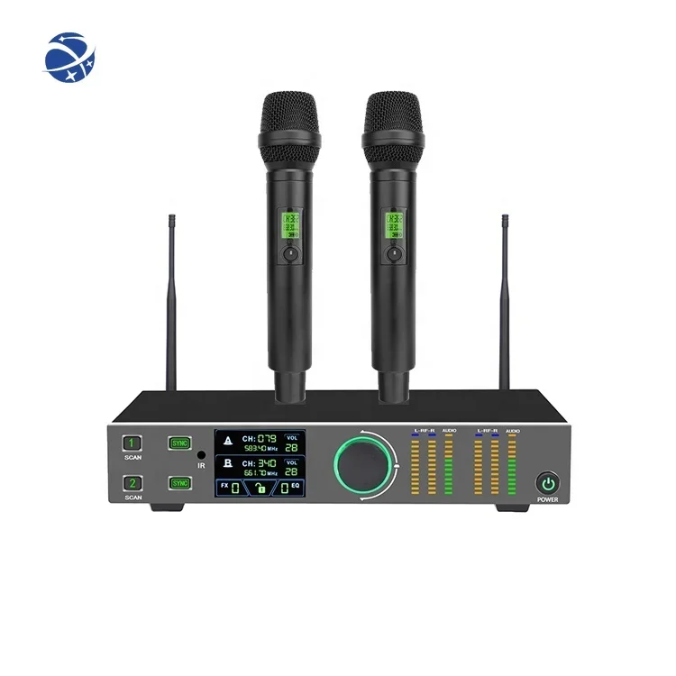 TFT-200 New Design 400 Working Frequency Points Long Range Wireless Microphone For Outdoor Show