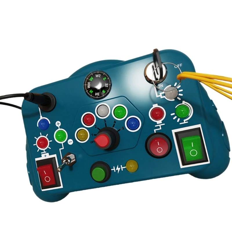 97BE Brinquedo Sensorial Jogo Tabuleiro Multifuncional Brinquedo Ocupado Ferramenta Aprendizagem Prática