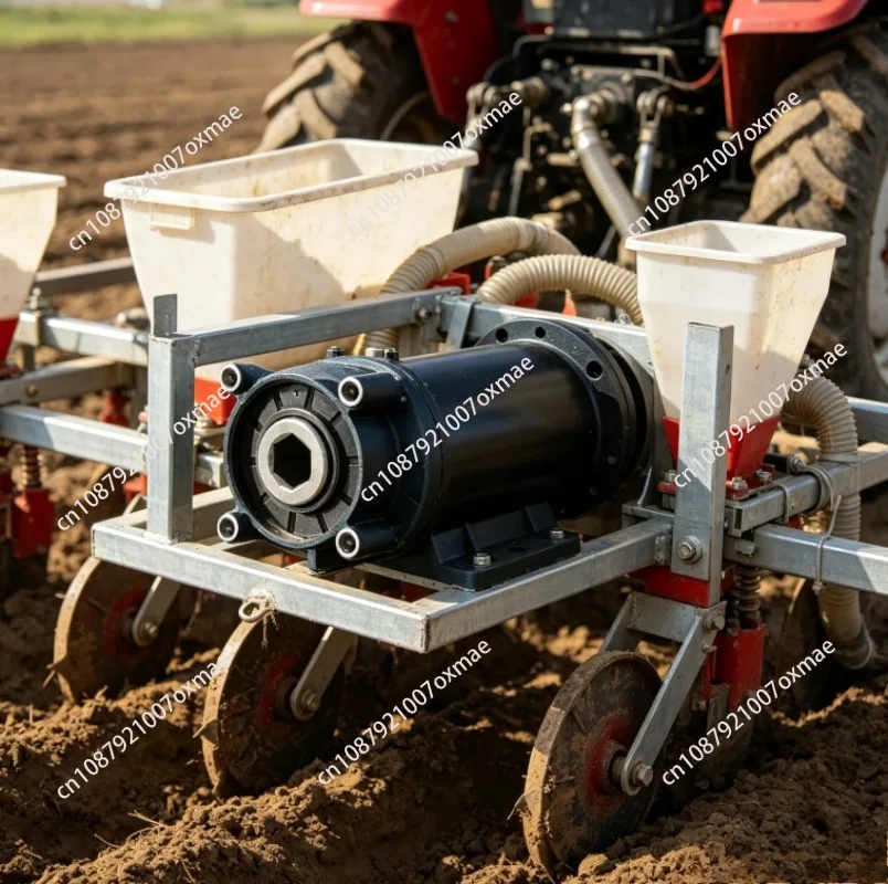 Enhanced 120W DC Permanent Magnet Motor, Hexagonal Hole Motor for Rotary Tiller Seeding Fertilizer Box