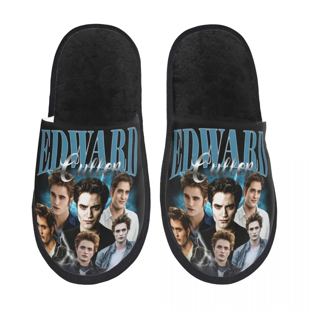 

Тапочки-слипоны женские Custom Vintage Edward Cullen Cozy Scuff с эффектом памяти, The Twilight Saga, для дома и спа