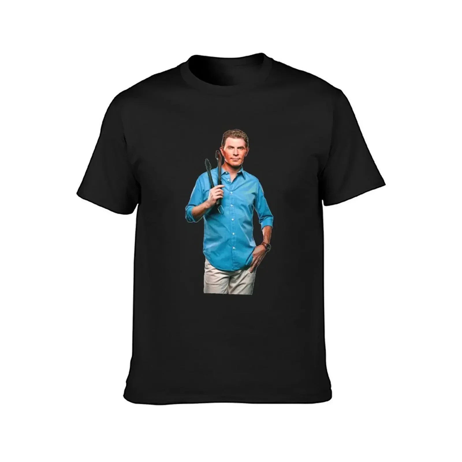 Bobby #Flay #Celebrity Chef Food Network Tv Star T-Shirt oversizeds kawaii clothes mens graphic t-shirts hip hop