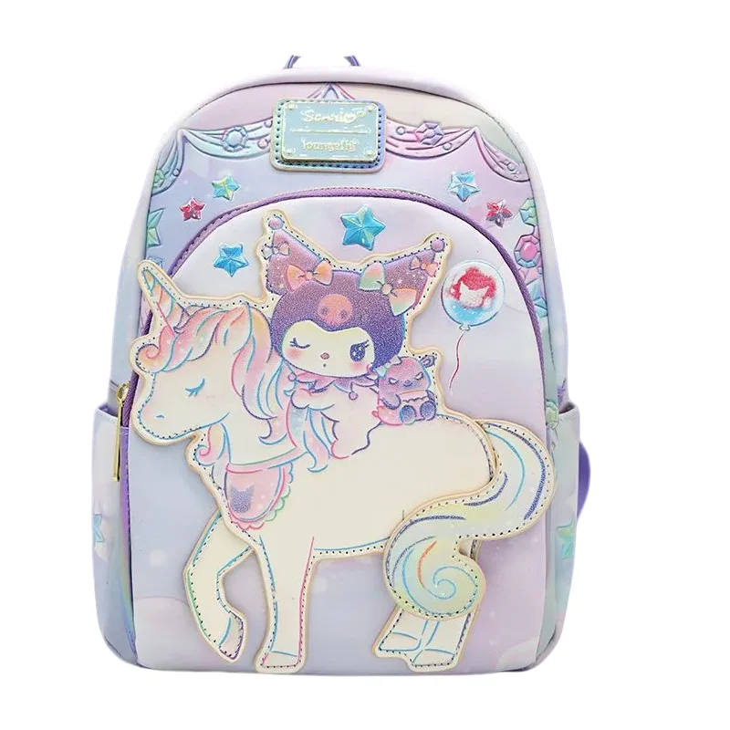 

In Stock Kuromi Pacha Dog Cute Fashion Leisure Backpack Anime Peripherals Suitable For Daily Travel Outdoor Festival Gifts Toys