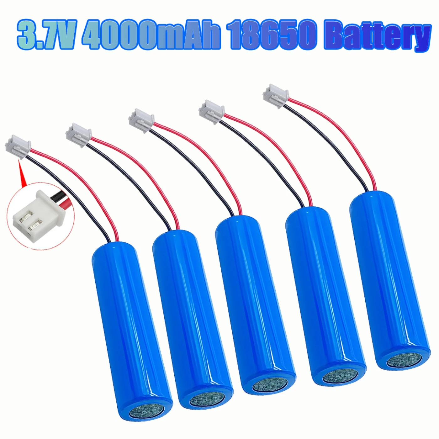 

New 4000mah 3.7V 18650 Lithium Battery for Flashlight Bluetooth speaker Hair Clipper Led Light Toy Car + PCB Protection Board