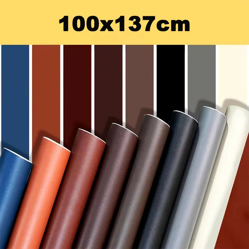 

100x137cm Self Adhesive Leather Repair Tape Sofa Furniture Sofa Car Seat Self Adhesive Patches Premium PU Vinyl Leather Repair