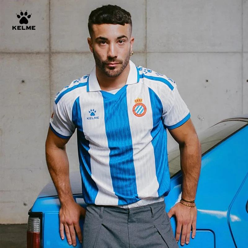 

Kelme 25-26 Spanish Primera Division Rcd Espanyol Soccer Jersey Player's Jersey Custom Football Jersey