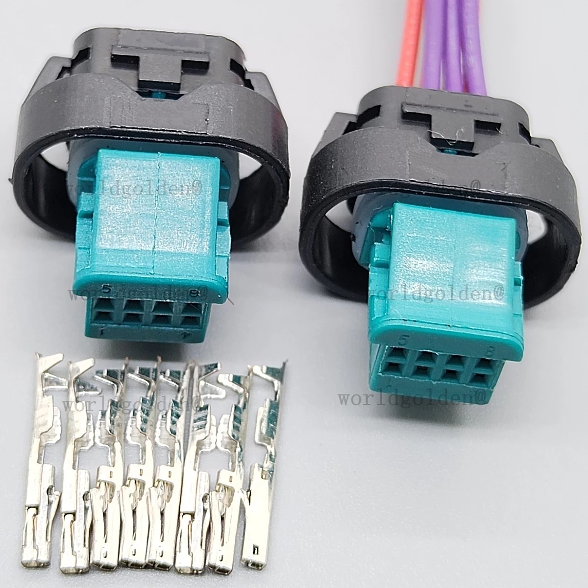 Surround View Camera 8Pin Connector Plug 4‑2177395‑1 for BMW Mercedes Benz Wiring Maintenance car connector