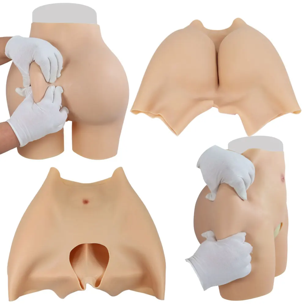 Silicone Artificial Big Hips and Buttocks Enhancement Padded Panties Tummy Control Plus Size Booty Lifting Shapewear for Women