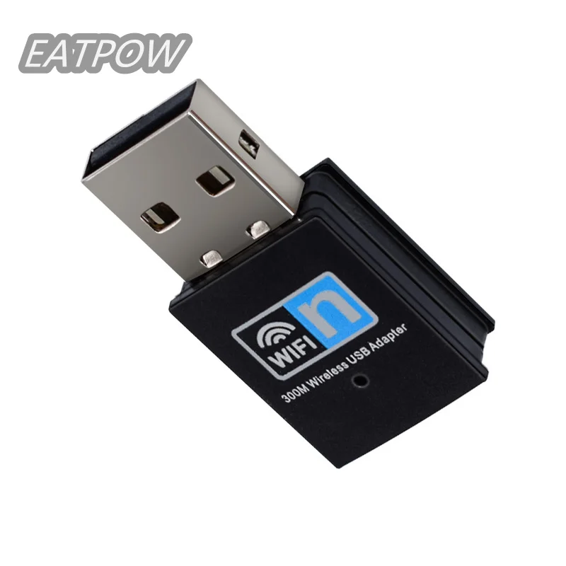 EATPOW-dongle wifi usb 300mbps 2,4 GHz, tarjeta de interfaz de red inalámbrica IEEE802.11b/g/n, dongle wifi estándar, adaptador usb RTL8192