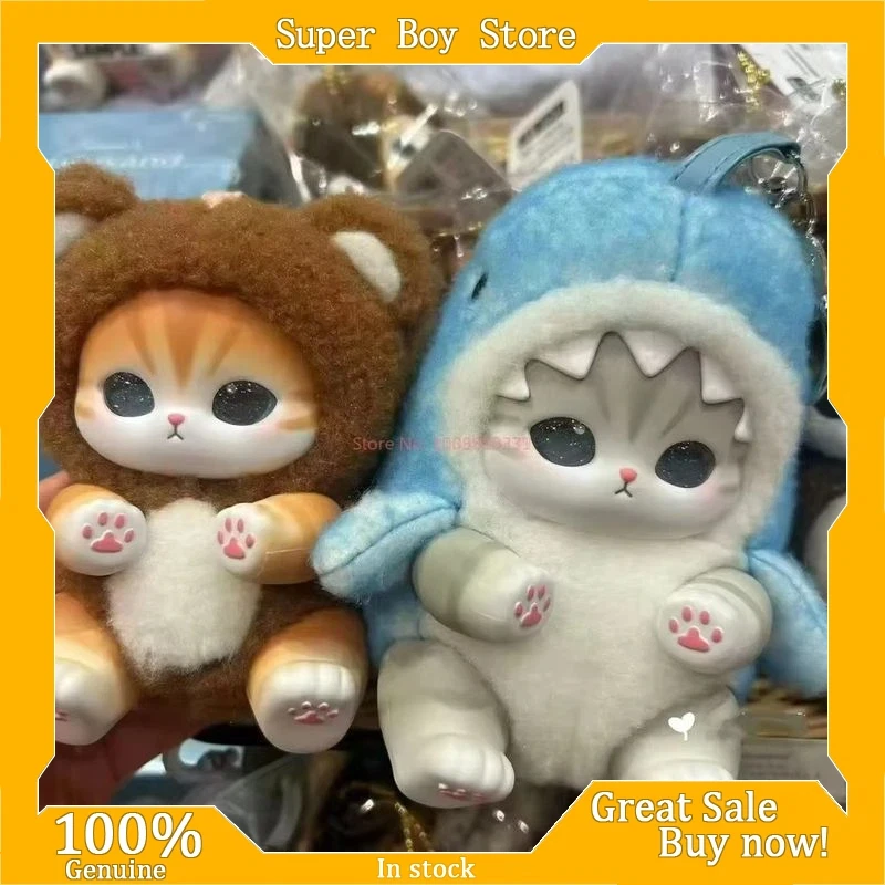 

Original Mofusand Vinyl Series Toys Shark Cat Surprised Box Toy Ornaments For Kids Birthday Girl Gift Pendant Genuine