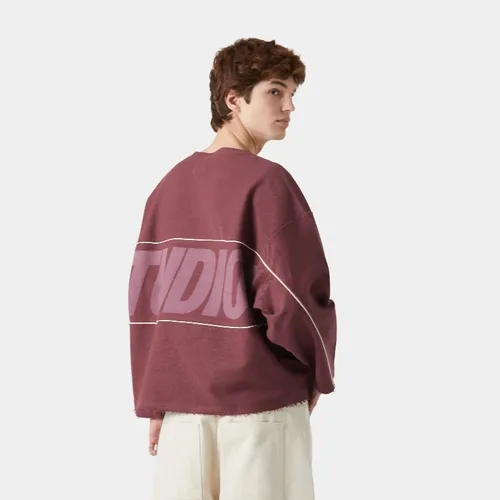 Imagen 1 del producto Camiseta Harajuku Hip-hop de marca a la moda de algodón de gran tamaño con cuello redondo para hombre, Top informal Y2K de manga larga holgado con letras de calle alta para mujer