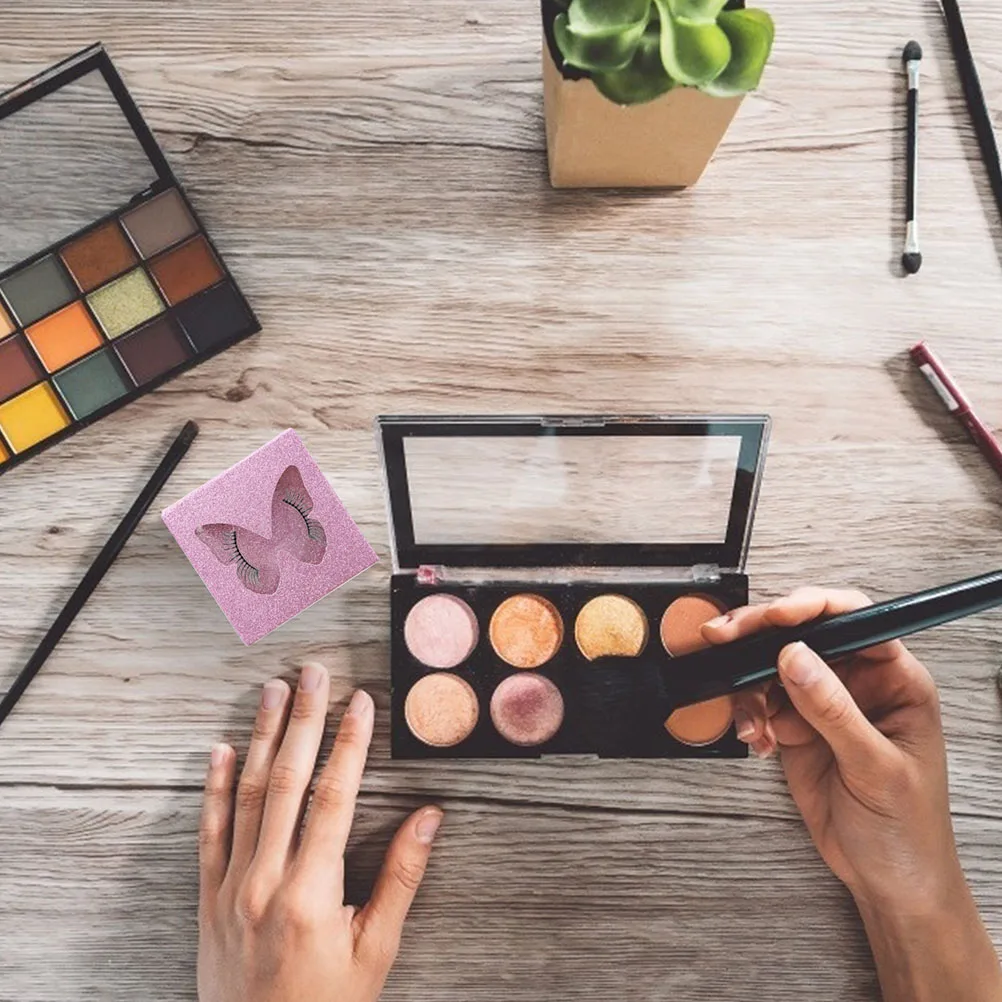 10 مجموعات لاش علبة التعبئة والتغليف الفراشات الفريدة تصميم رمش التخزين المنظم كاذبة لاش للاستخدام اليومي صندوق رمش فارغ #3