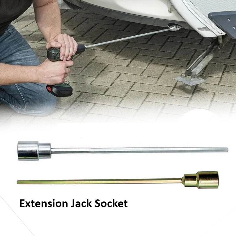 

30cm Long Hexagonal Socket Wrench 19mm RV Repair Tools Extended Hexagonal Pole RV Leg Winder Drill Extension Jack Socket