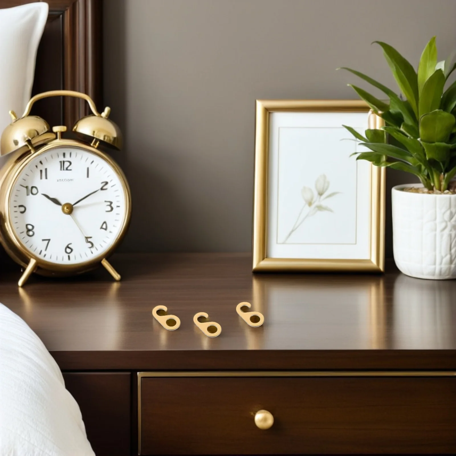 

3Pairs Wall Clock Pendulum Chain Tabs Robust Metal DIY Cuckoo Clock Parts Smooth Operation Replacement Hardware for Bird Song