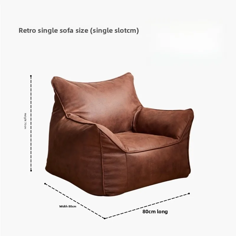 

Одиночный диван в скандинавском стиле, ретро, ленивый дом, повседневное кресло с татами, кресло для гостиной, диван-кресло