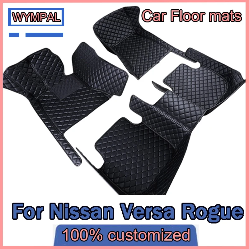 Custom Car Floor Mat For Nissan Versa Rogue 2004 2010 2011 2014 2015 2017 2020 2021 2023 Man Gifts Auto Interior Accessories